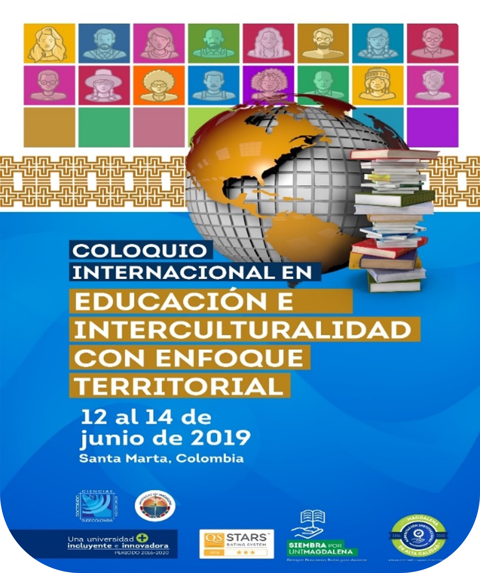 Banner Coloquio Internacional en Educación e Interculturalidad con Enfoque Territorial 2019