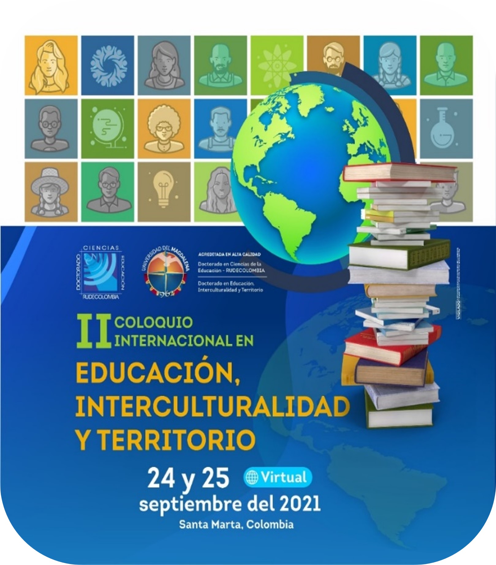 Banner II Coloquio en Educación, Interculturalidad y Territorio 2021